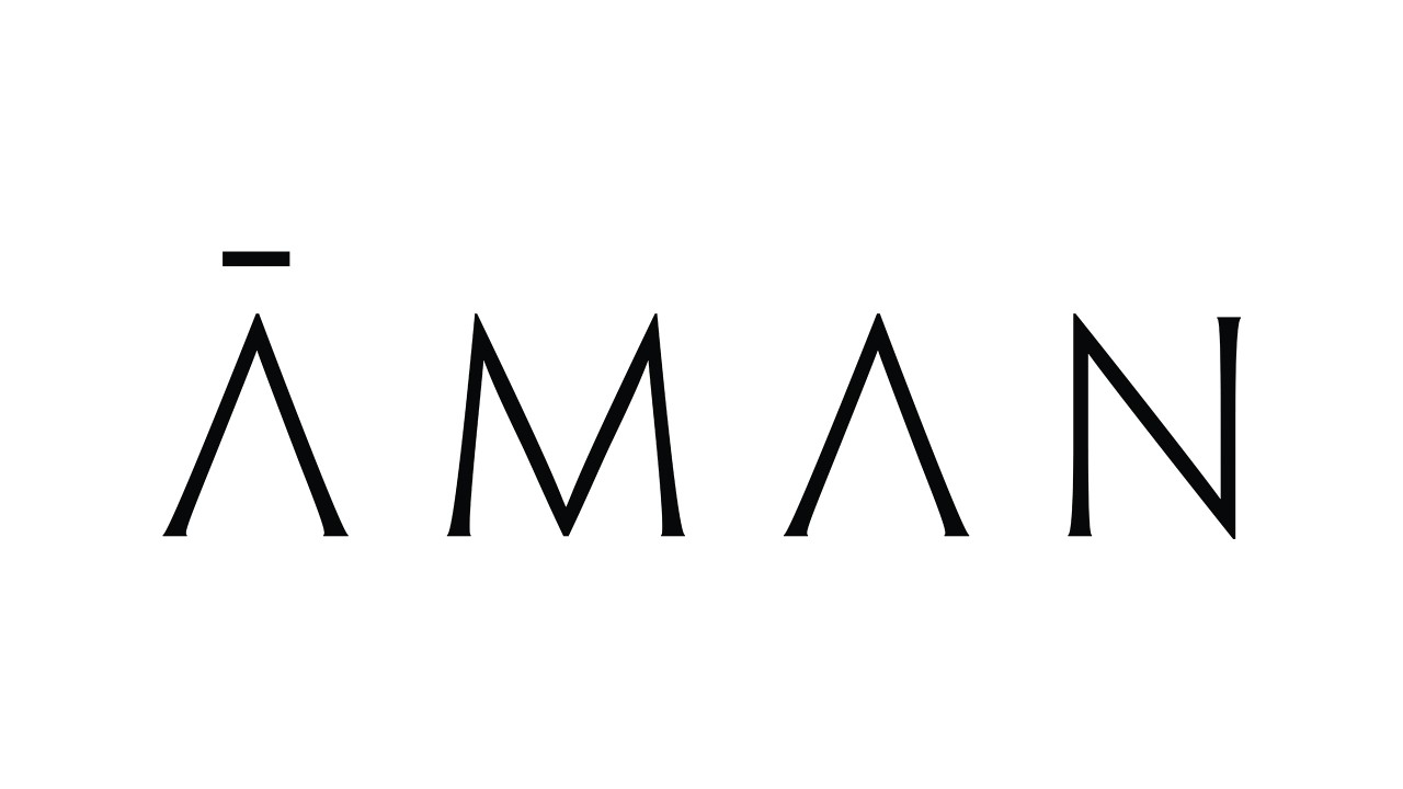 Logo of Aman Group; image used for HSBC Jade bespoke lifestyle.