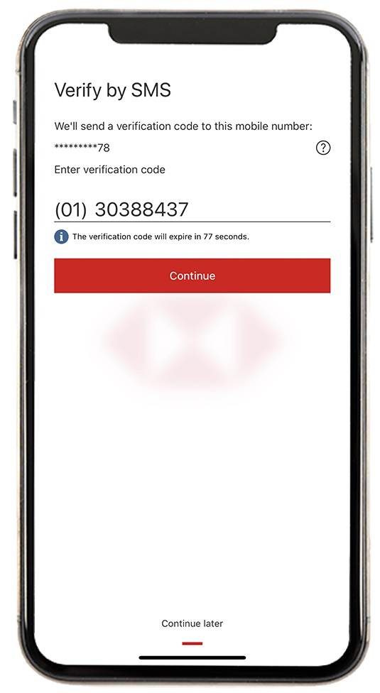 switch your Mobile Security Key to a new phone without old device step4