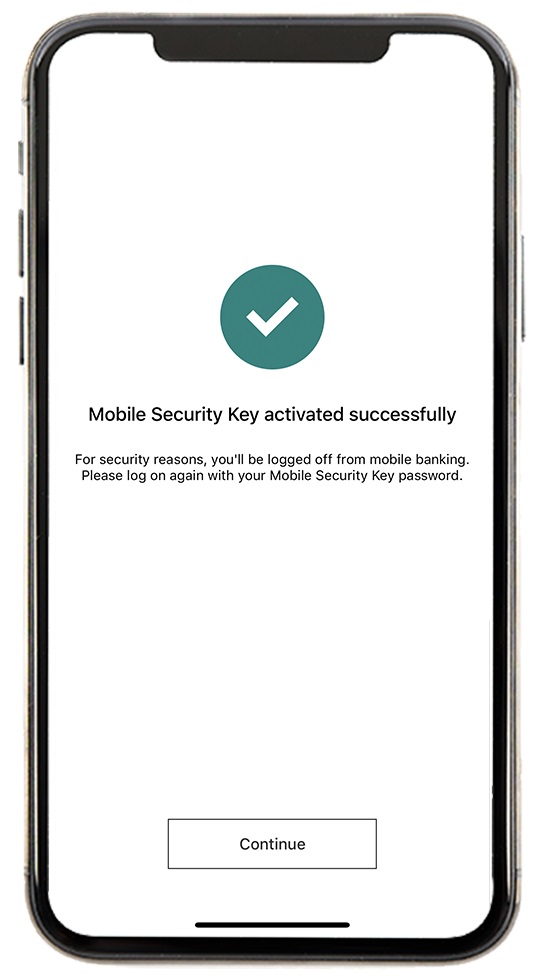 activate your Mobile Security Key with physical device step5